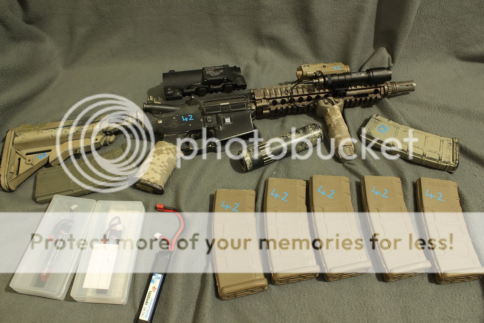 Navy SEAL MK18 MOD1 Complete set up, G&P base. AEG Guns (UK